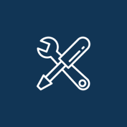 Icon mit Werkzeug